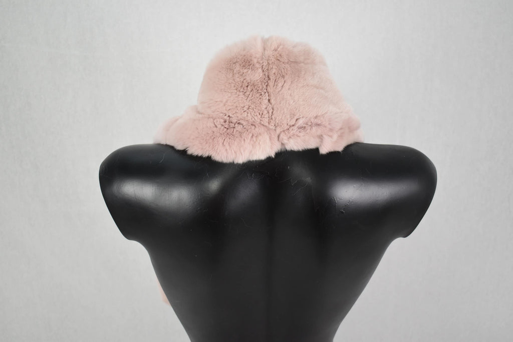 Rex rabbit  Fur Scarf | Real Natural Fur Accessories | Fur Shawl - Scarf made of Rex rabbit | Warm Scarves For women