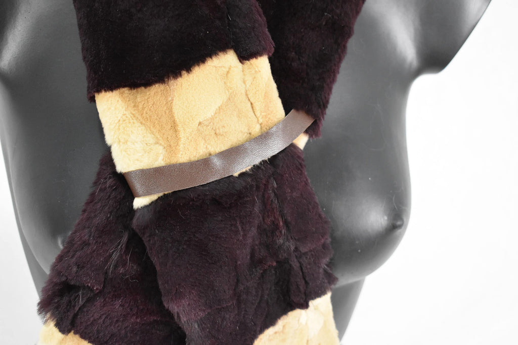 Real Fur Scarf |  Rex rabbit Fur Scarf | Gift For Her | Real Fur Accessories
