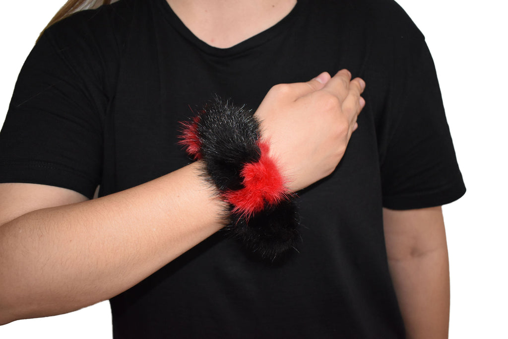 Hair scrunchies | Fur scrunchies for Women Hair | Handmade Mink Fur scrunchies |