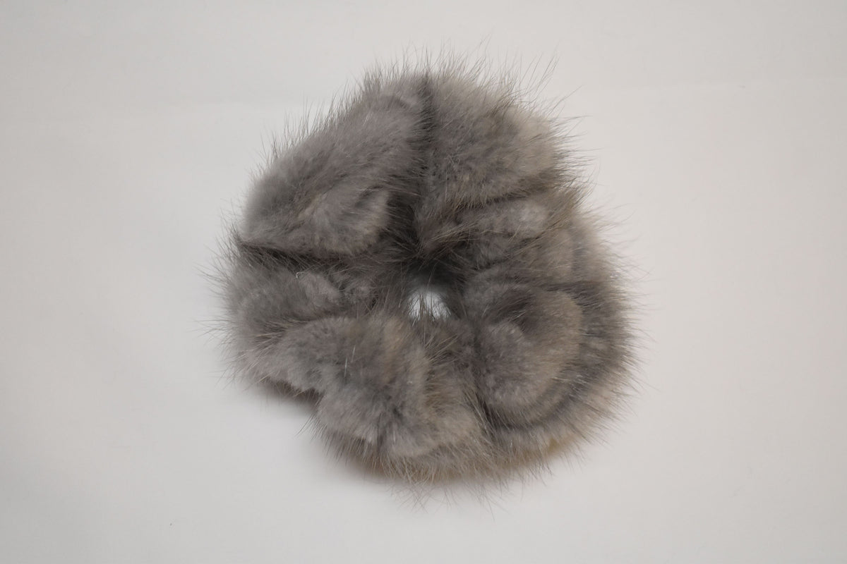 Fall scrunchies , Scrunchies , Mink Fur Scrunchies , Hair Accessories , Gift For Her