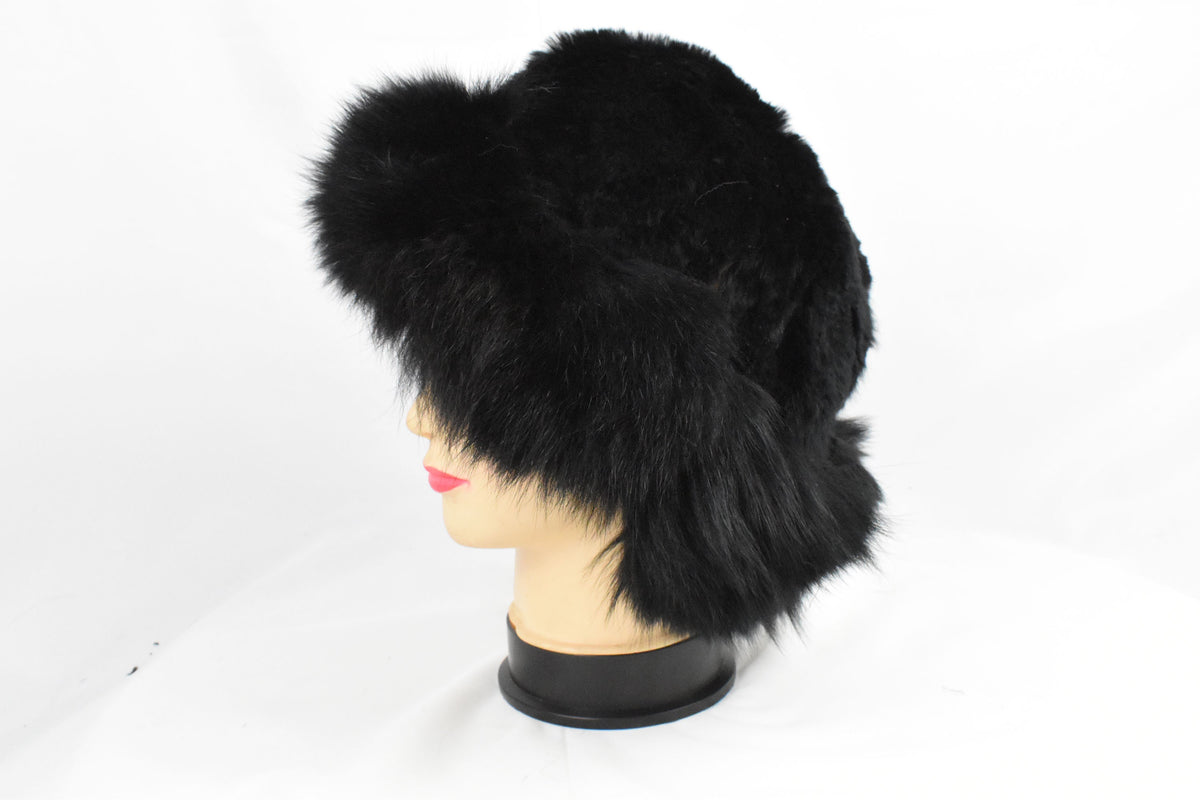 Fur Hat | Hat With Fox Fur | Real Fox Fur | Real Fur Hat | Winter Hat For Women | Gift For Her