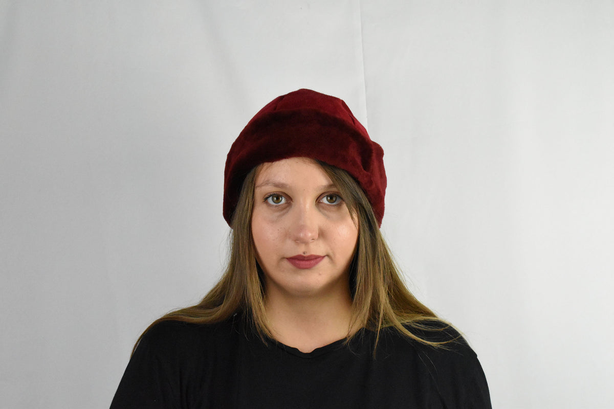 Winter Fur Hat Gift For Her | Sheepskin Fur Hat | Fur Hat For Women | Real Fur Accessories | Warm Winter Hat