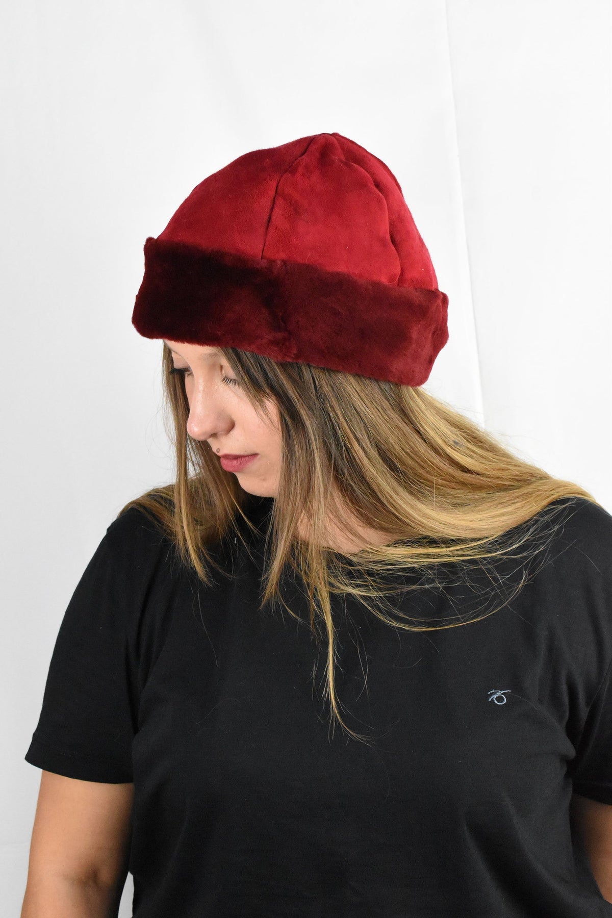 Winter Fur Hat Gift For Her | Sheepskin Fur Hat | Fur Hat For Women | Real Fur Accessories | Warm Winter Hat