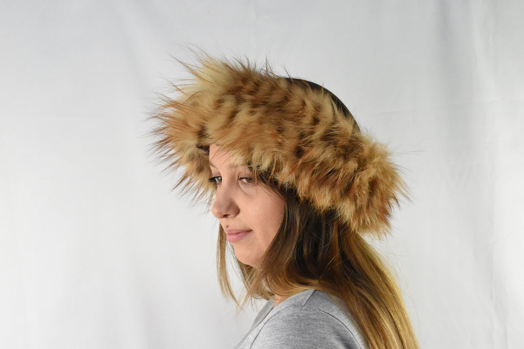 Fur Headband | Fox Fur Headband | Fur Earwarmer | Fox Fur Scarf | Headband Gift For Her | Fur Neck Warmer