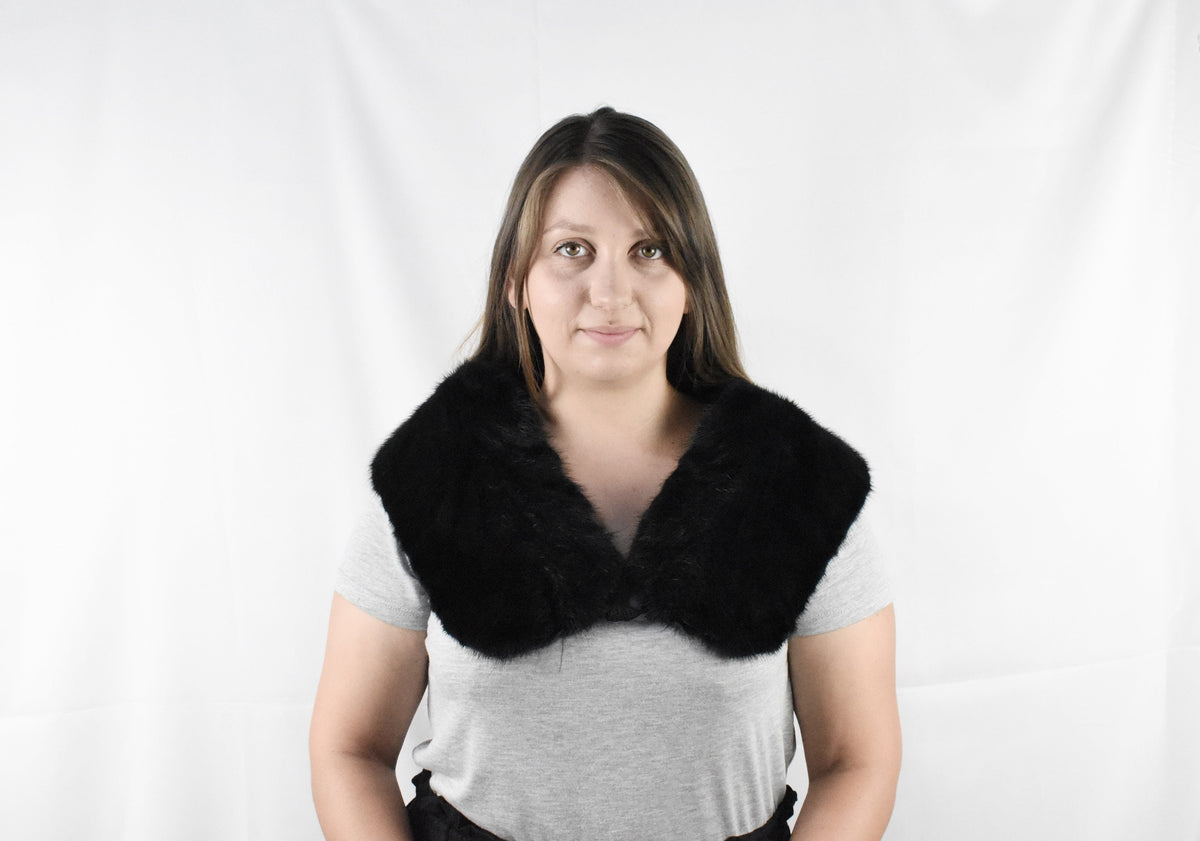 Mink Fur Collar  |  Fur Collar ,Scarf For Women | Mink Fur shawl | Fur Accessorie Gift For Him