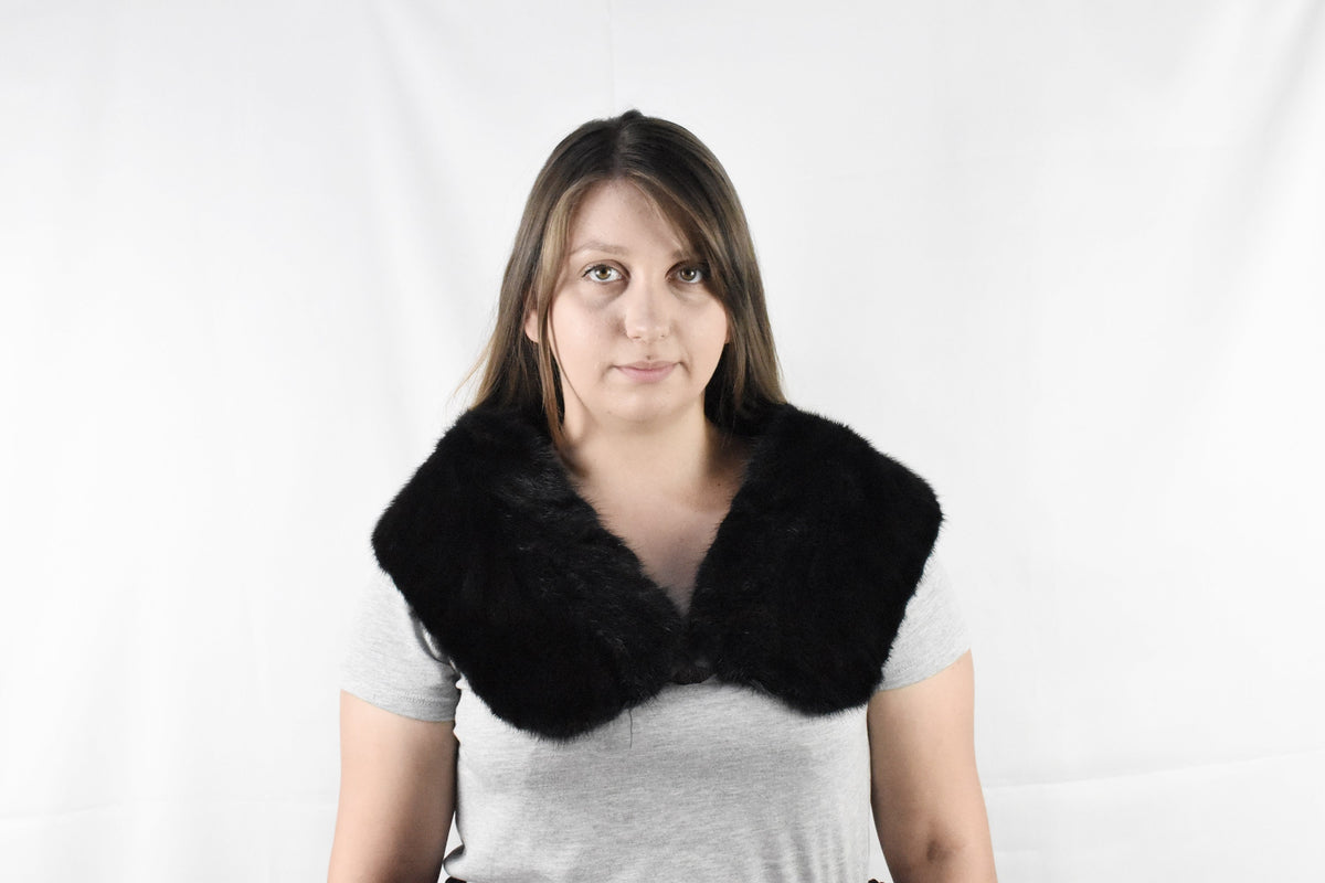 Mink Fur Collar  |  Fur Collar ,Scarf For Women | Mink Fur shawl | Fur Accessorie Gift For Him