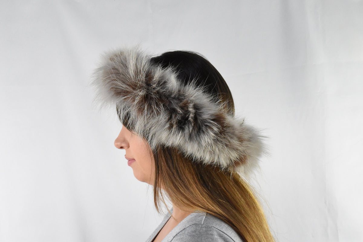 Fox Fur Headband | Fur Headband | Fur Earwarmer | Fox Fur Scarf | Headband Gift For Her | Fur Neck Warmer