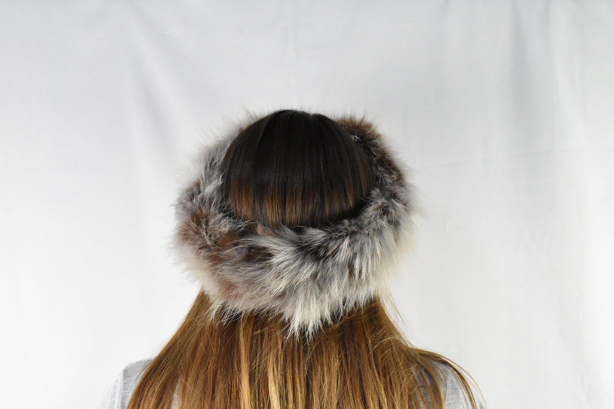 Fox Fur Headband | Fur Headband | Fur Earwarmer | Fox Fur Scarf | Headband Gift For Her | Fur Neck Warmer