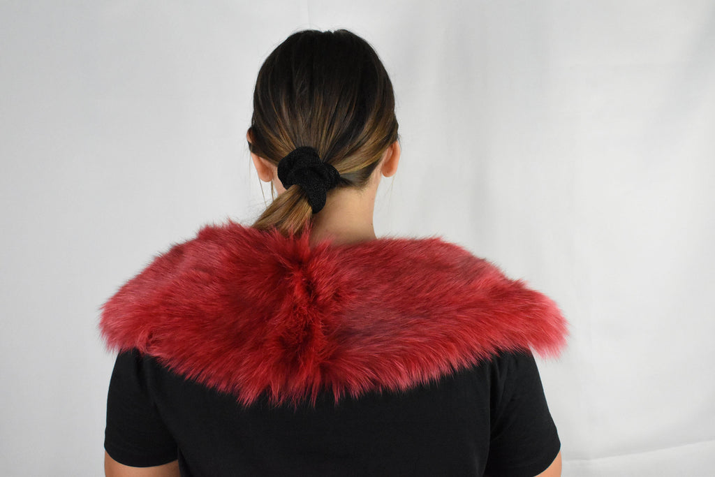 Natural Red Fox Fur collar , Winter Fur Collar Coat , Fur Collar and scarves, Detachable Small Fur Collar,Fur Accessories