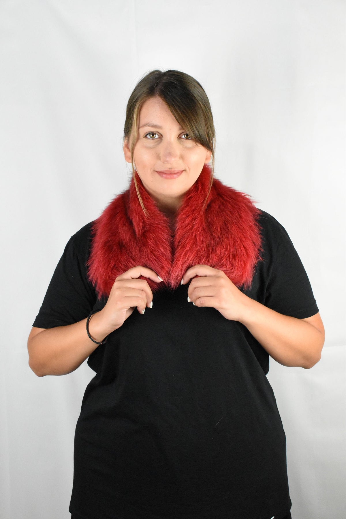 Natural Red Fox Fur collar , Winter Fur Collar Coat , Fur Collar and scarves, Detachable Small Fur Collar,Fur Accessories