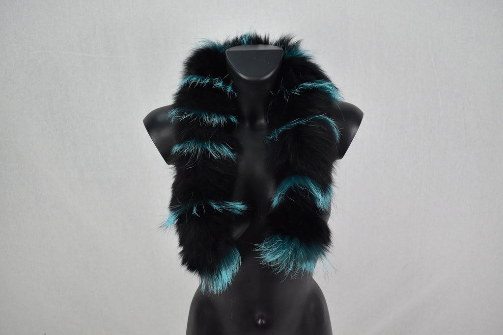 Real Fur trim For Hood | Fox Fur Scarf | Fur Collar |Detachable Fur Trim For Hood