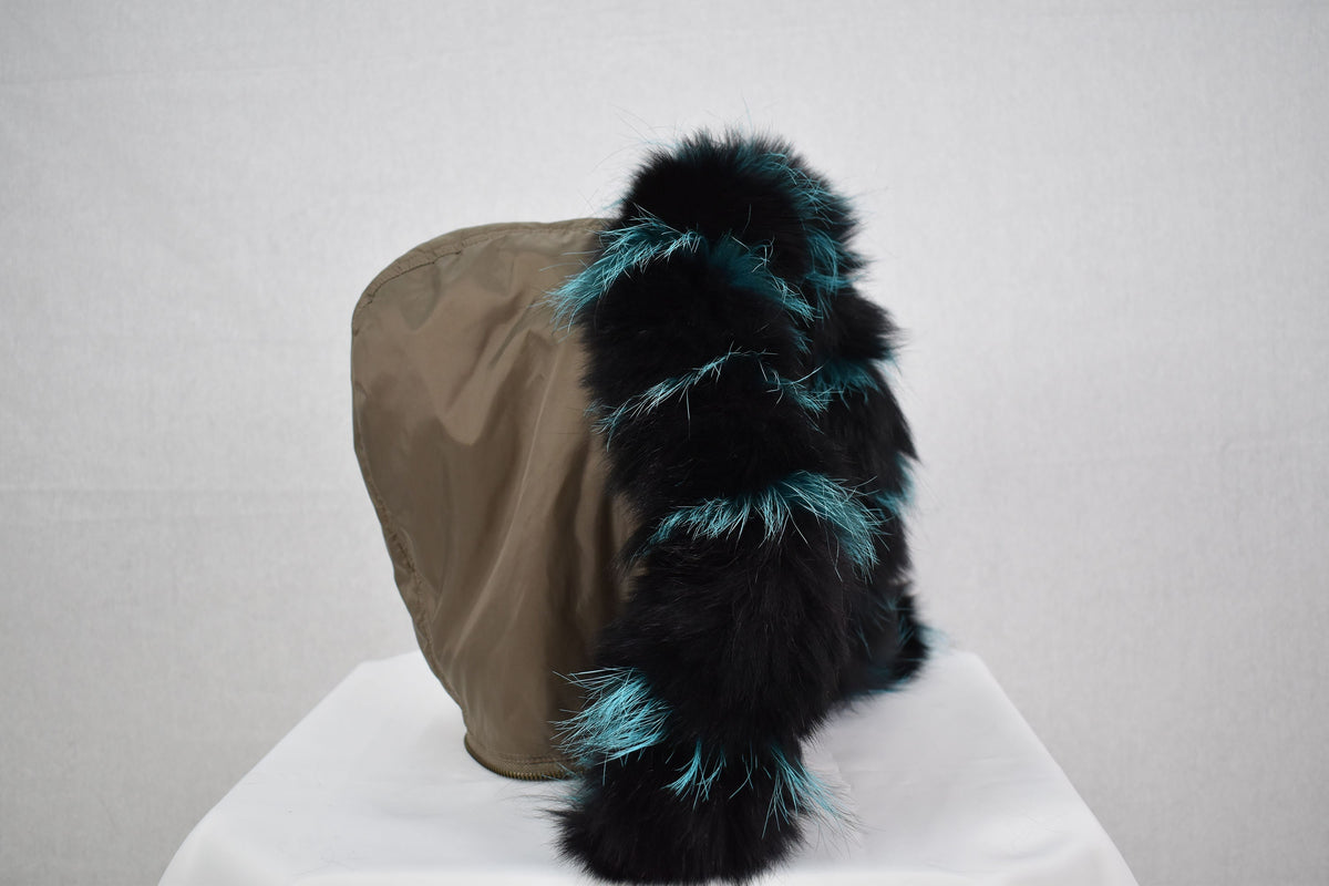 Real Fur trim For Hood | Fox Fur Scarf | Fur Collar |Detachable Fur Trim For Hood