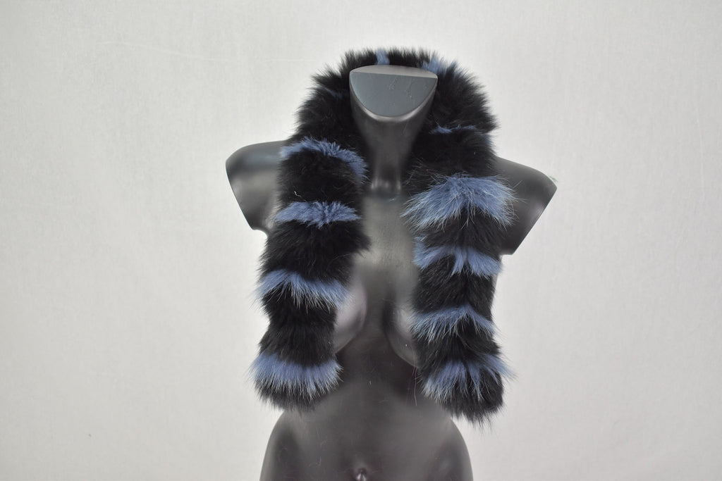Fur Strips For Hood , Fur Collar, Fur Scarf, Fur For Parka Hoodie , Real Fox Fur