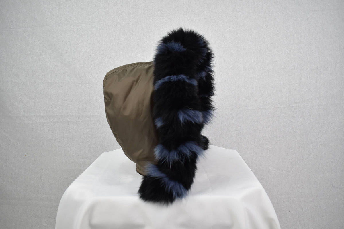 Fur Strips For Hood , Fur Collar, Fur Scarf, Fur For Parka Hoodie , Real Fox Fur