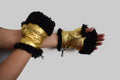 Gift For Her | Fingerless Gloves Made with Sheepskin Leather | Combining Style with Practicality | Made in Greece