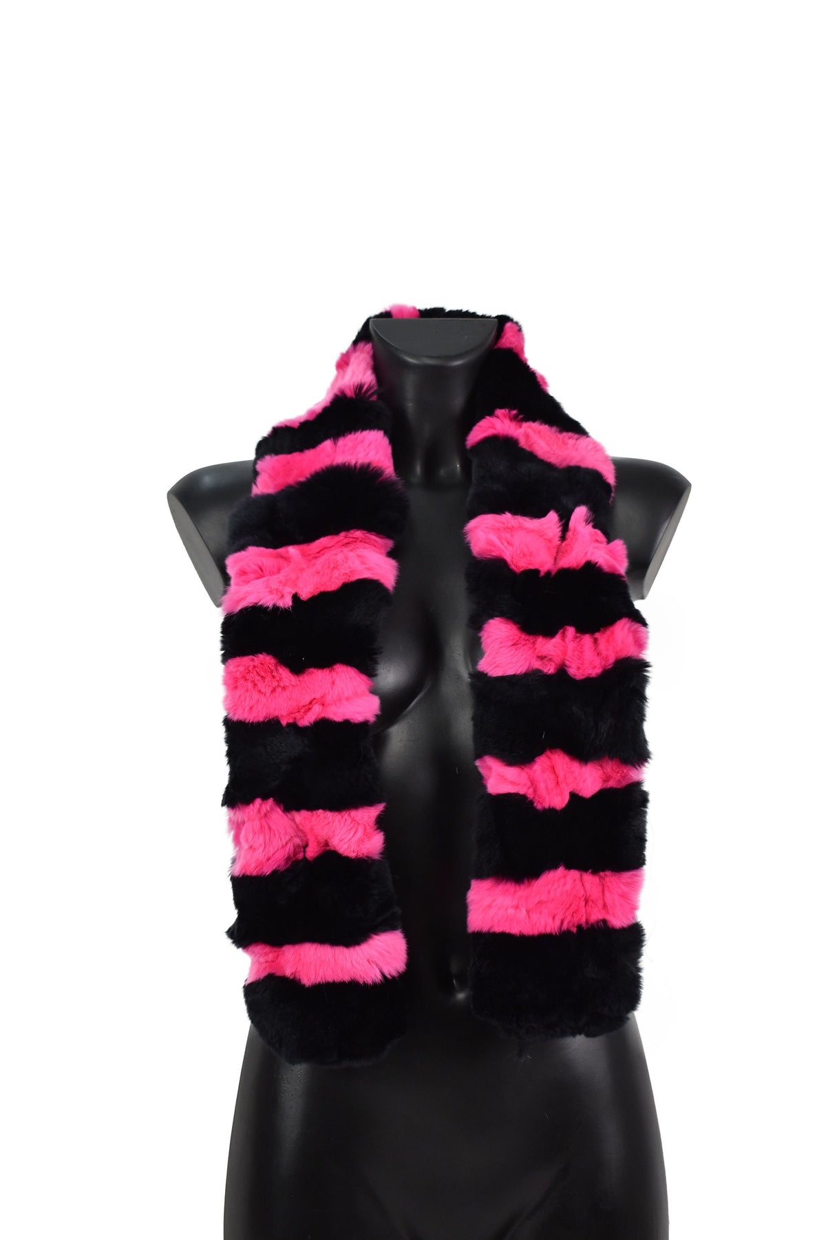 Fur Scarf Gift For Her |  Rex rabbit Fur Shawl - Scarf | Fur Neck warmer | Fur Collar