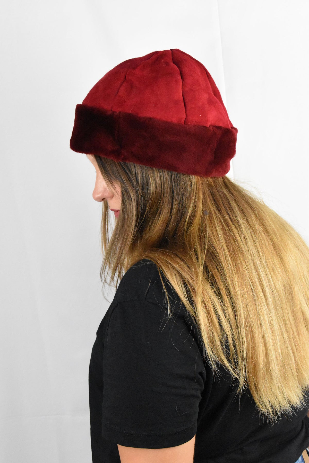 Winter Fur Hat Gift For Her | Sheepskin Fur Hat | Fur Hat For Women | Real Fur Accessories | Warm Winter Hat