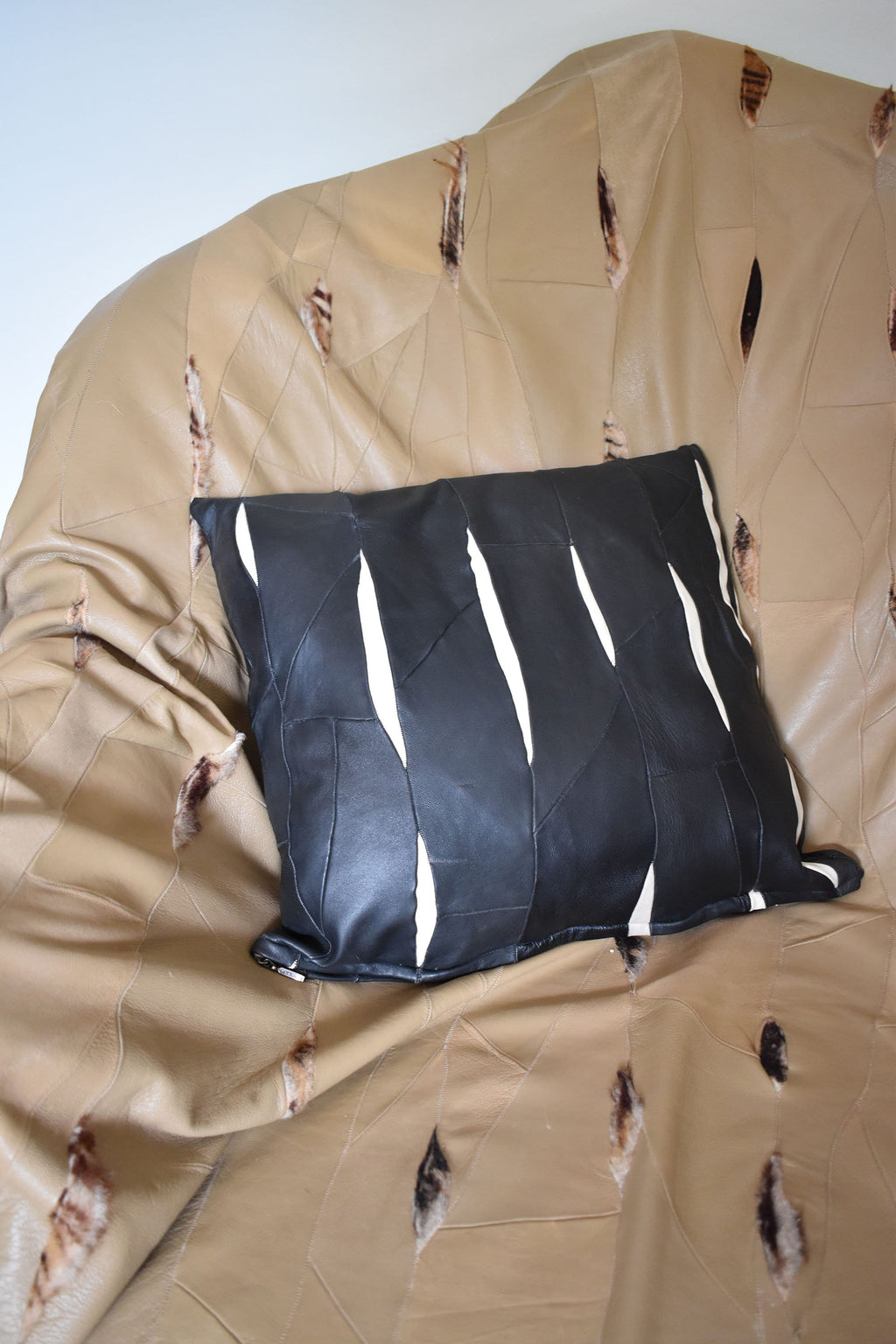Leather Pillow Case | Pillow Covers | Real Natural Leather Pillow | Home Decor | Square leather pillow for home | Decorative Pillow