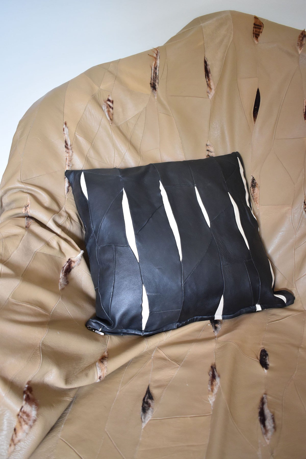 Leather Pillow Case | Pillow Covers | Real Natural Leather Pillow | Home Decor | Square leather pillow for home | Decorative Pillow