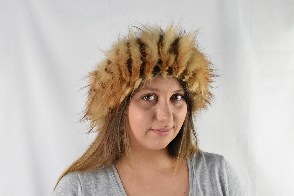 Fur Headband | Fox Fur Headband | Fur Earwarmer | Fox Fur Scarf | Headband Gift For Her | Fur Neck Warmer