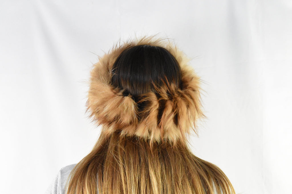 Fur Headband | Fox Fur Headband | Fur Earwarmer | Fox Fur Scarf | Headband Gift For Her | Fur Neck Warmer