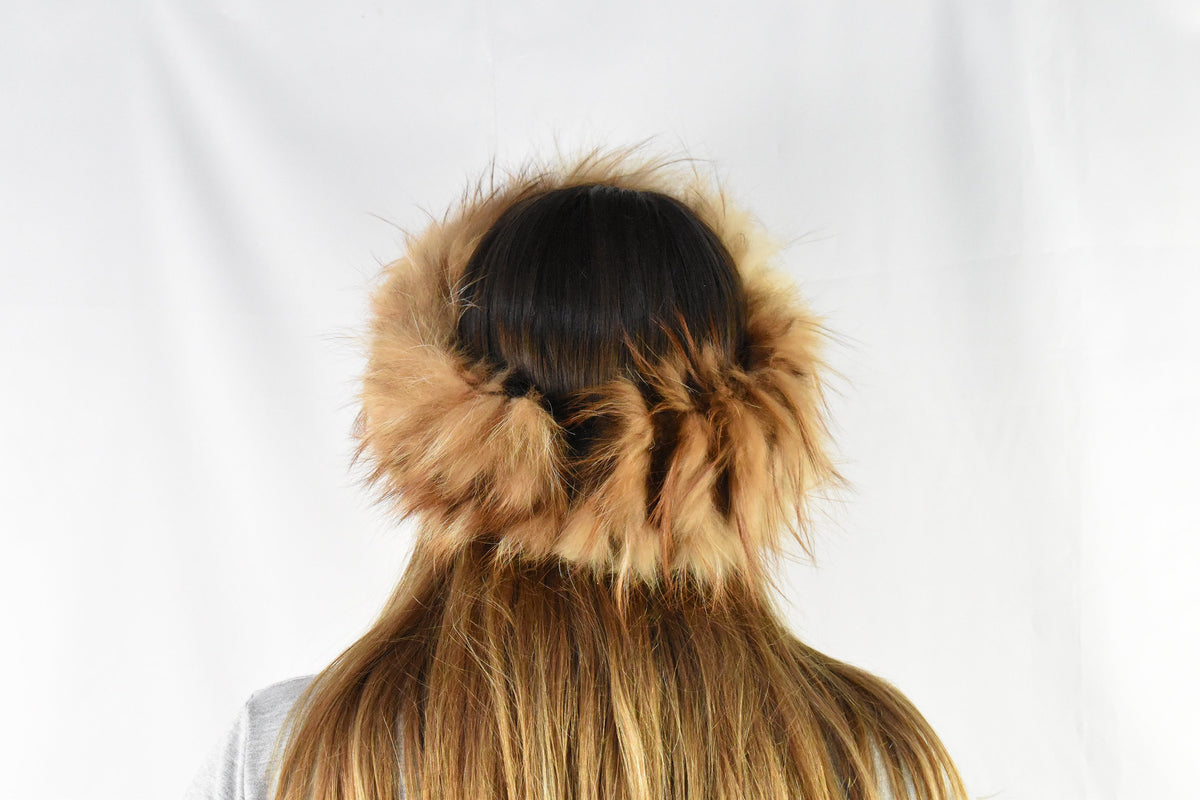 Fur Headband | Fox Fur Headband | Fur Earwarmer | Fox Fur Scarf | Headband Gift For Her | Fur Neck Warmer