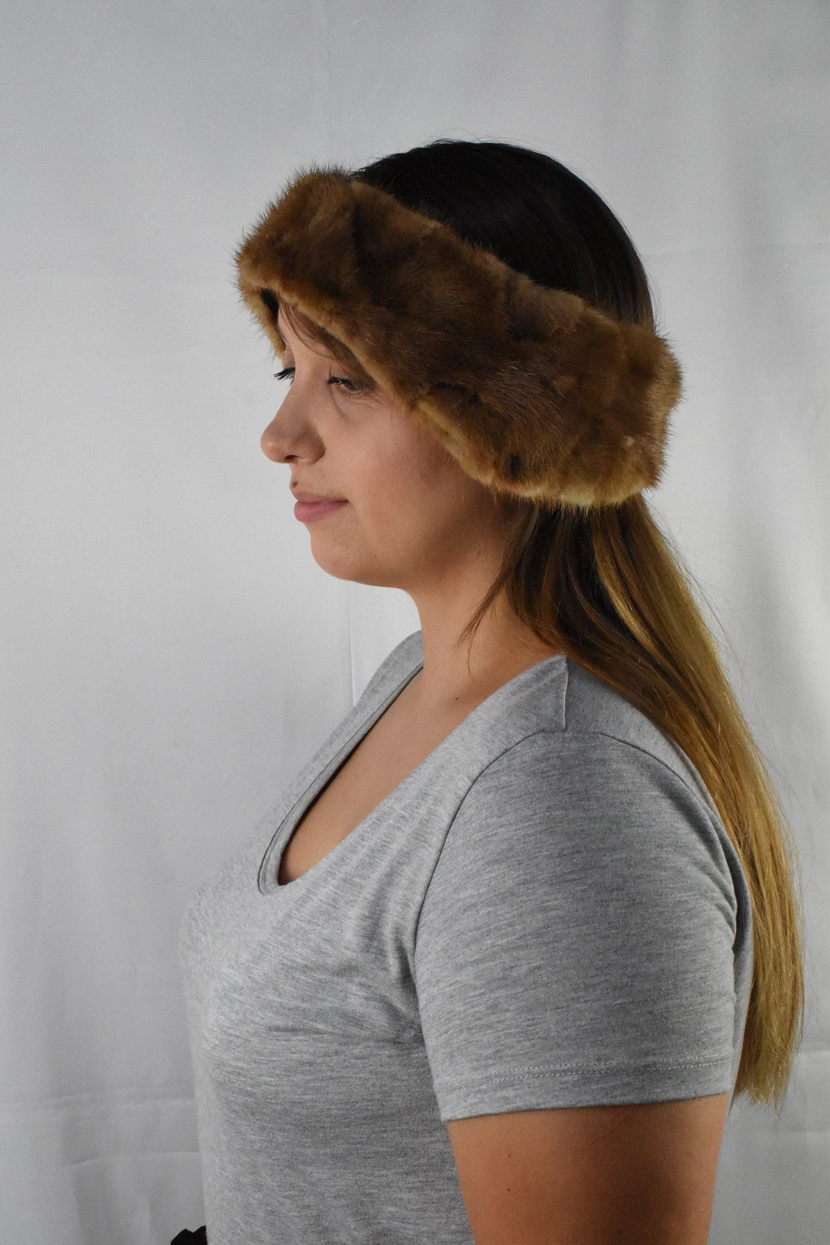 Fur Ear warmer | Fur Headband | Fur Collar | Womens Ear warmer  | Headband Gift For Her | Fur Neck Warmer