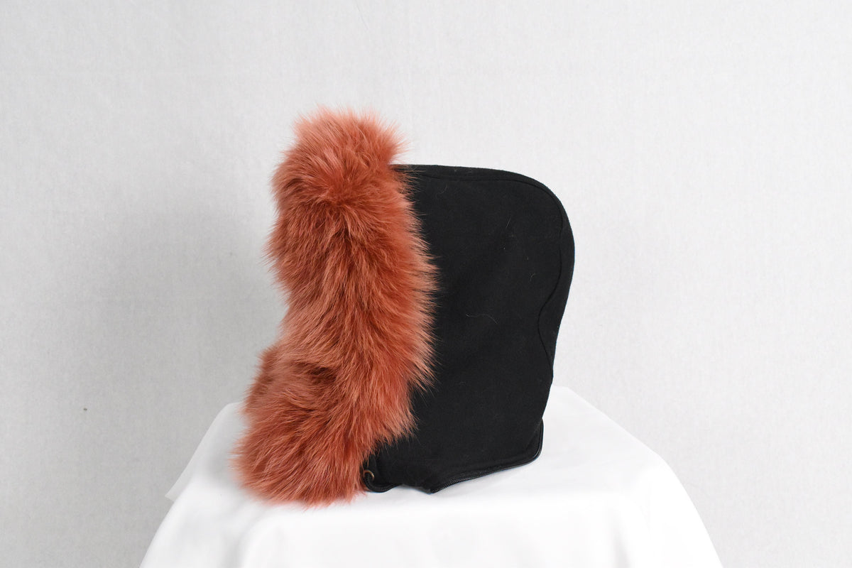 Fur Stripe For Hood | Detachable Fur Trim For Hood | Fox Fur Collar |  Fur Scarf | Fur For Parka
