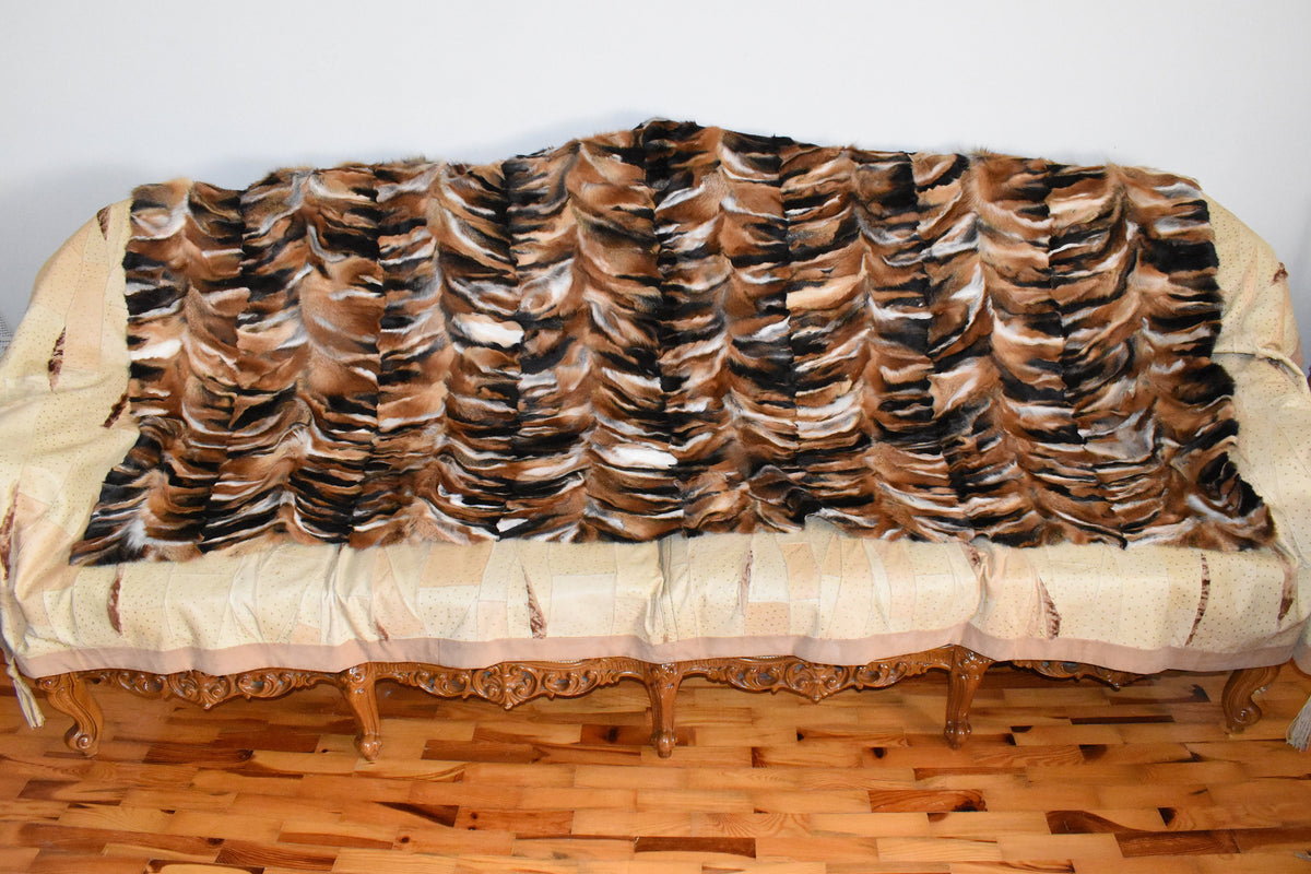 Luxury For Fur Throw | Fur Throw Blanket & Bedspread | Fur Bed Cover | Ideal For Home Gift