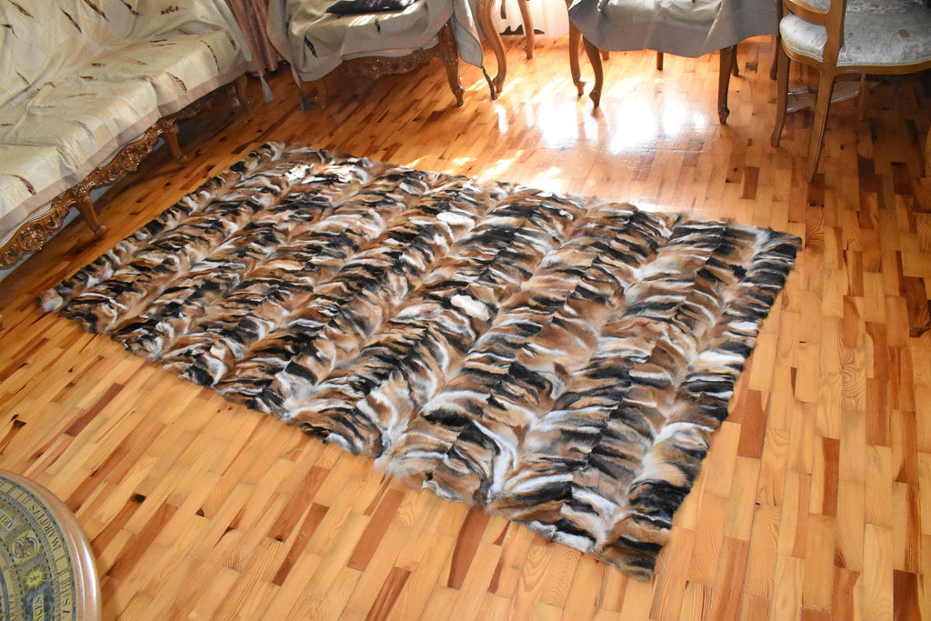 Luxury For Fur Throw | Fur Throw Blanket & Bedspread | Fur Bed Cover | Ideal For Home Gift