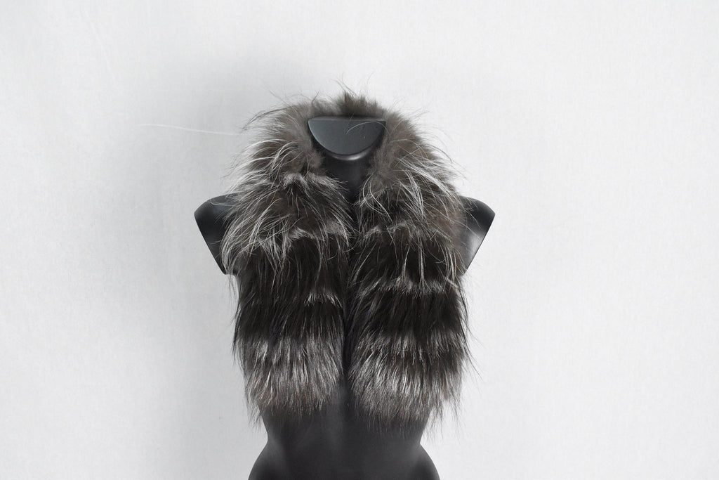 Fur Stripe For Hood | Detachable Fur Trim For Hood | Fox Fur Collar |  Fur Scarf | Fur For Parka