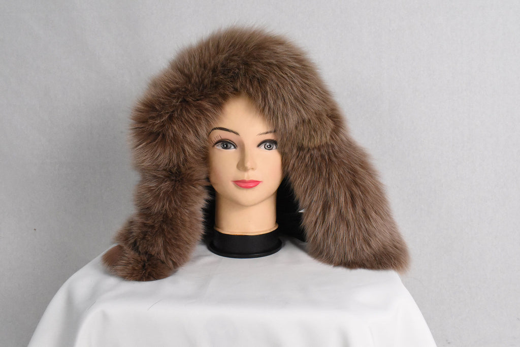 Fur For Hood | Detachable Fur Trim For Hood | Fox Fur Collar |  Fur Scarf | Fur For Parka