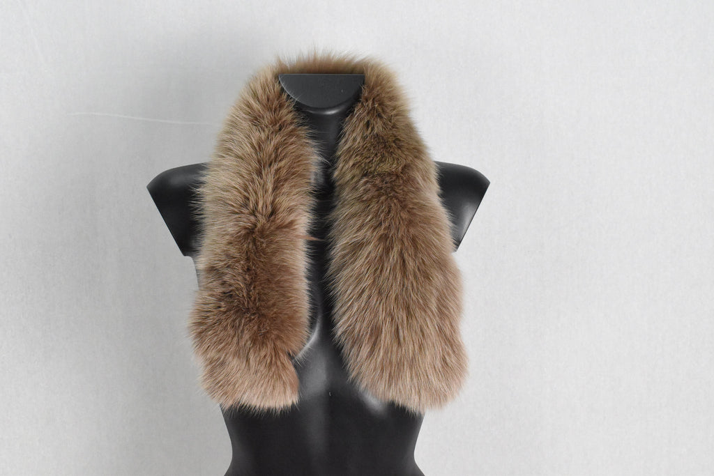 Fur For Hood | Detachable Fur Trim For Hood | Fox Fur Collar |  Fur Scarf | Fur For Parka