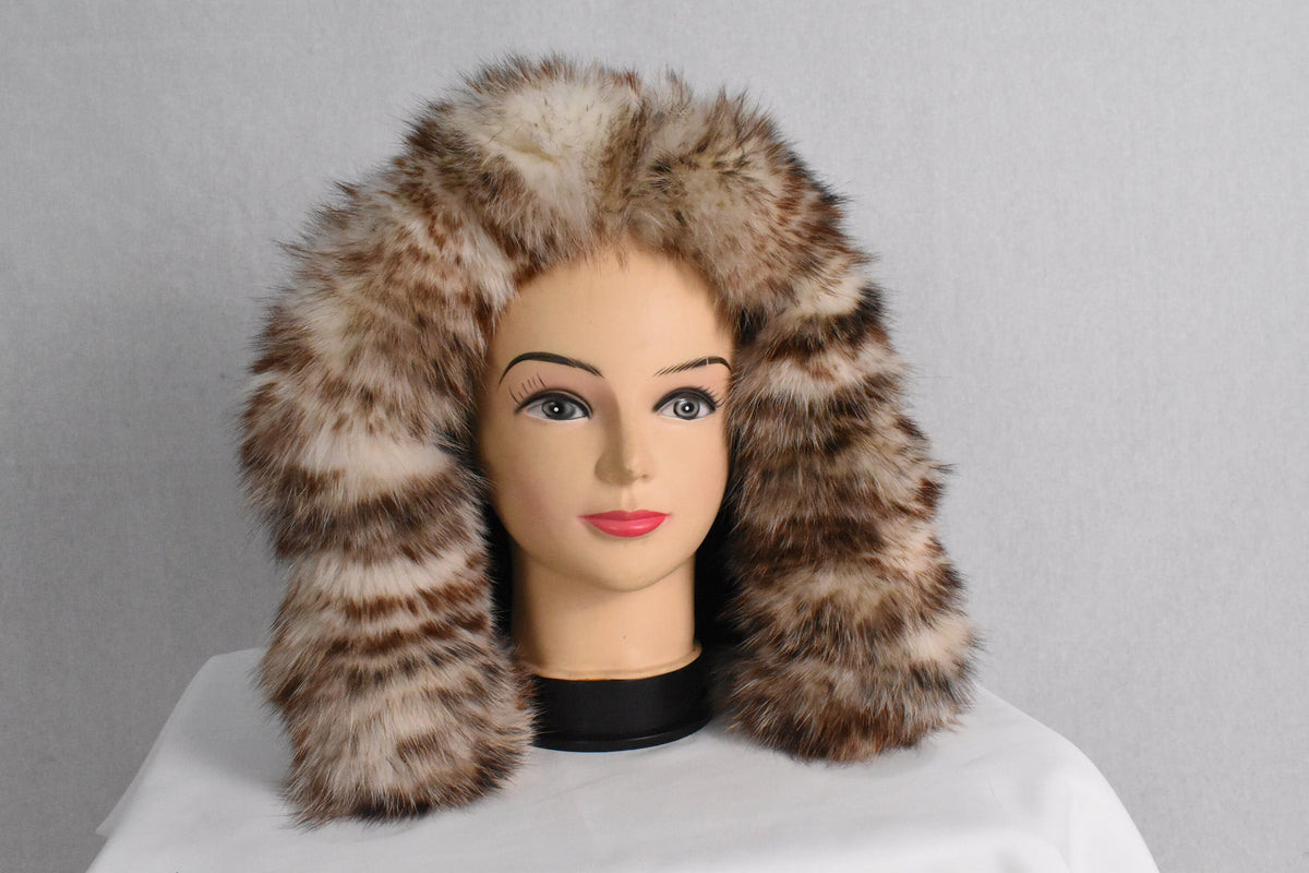 Fox Fur Trim For hood |  Fur Stripe | Fur collar | Hood Trim detachable | DIY Hood Fur Trim