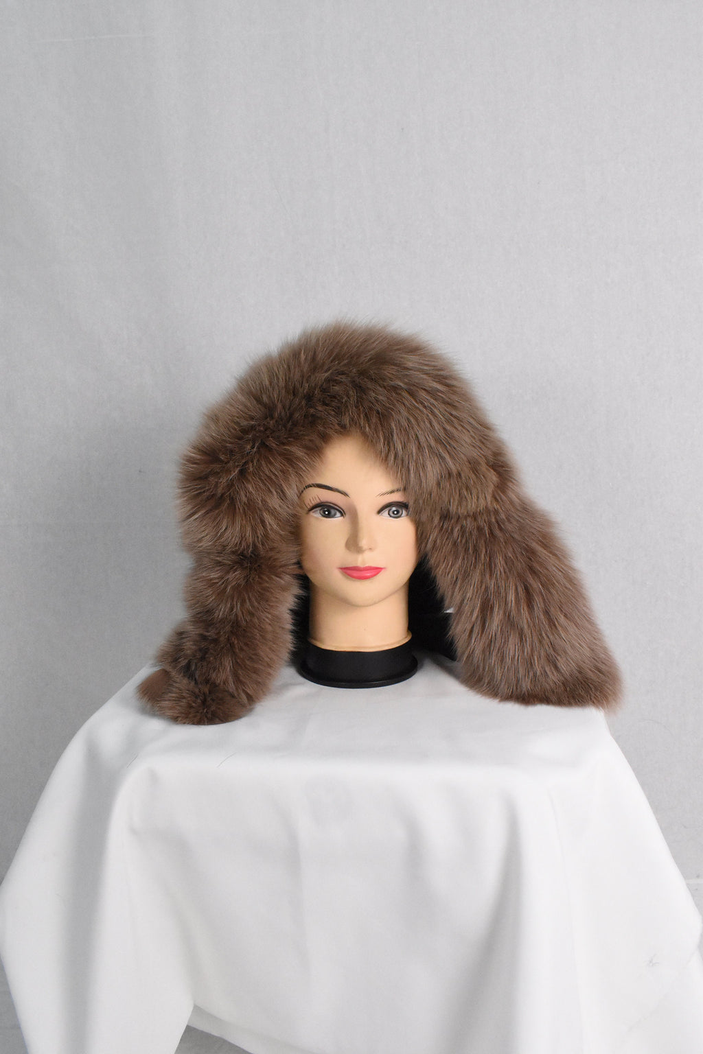 Fur For Hood | Detachable Fur Trim For Hood | Fox Fur Collar |  Fur Scarf | Fur For Parka
