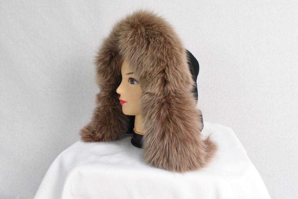 Fur For Hood | Detachable Fur Trim For Hood | Fox Fur Collar |  Fur Scarf | Fur For Parka