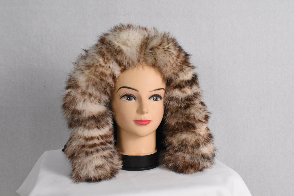 Fox Fur Trim For hood |  Fur Stripe | Fur collar | Hood Trim detachable | DIY Hood Fur Trim
