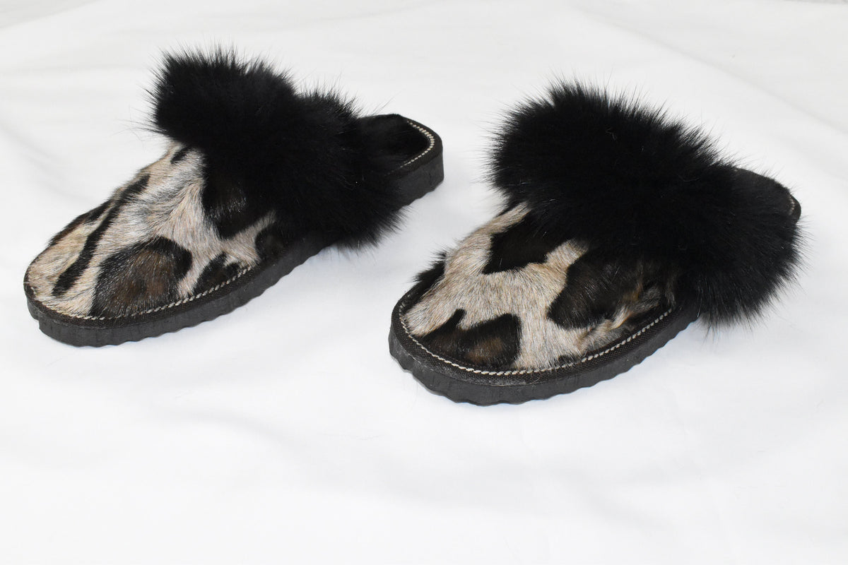 Women Slippers  made of Sheeskin  | Handmade  sheariling Fur Slippers | Winter slippers | Fur slides | Great gift for her