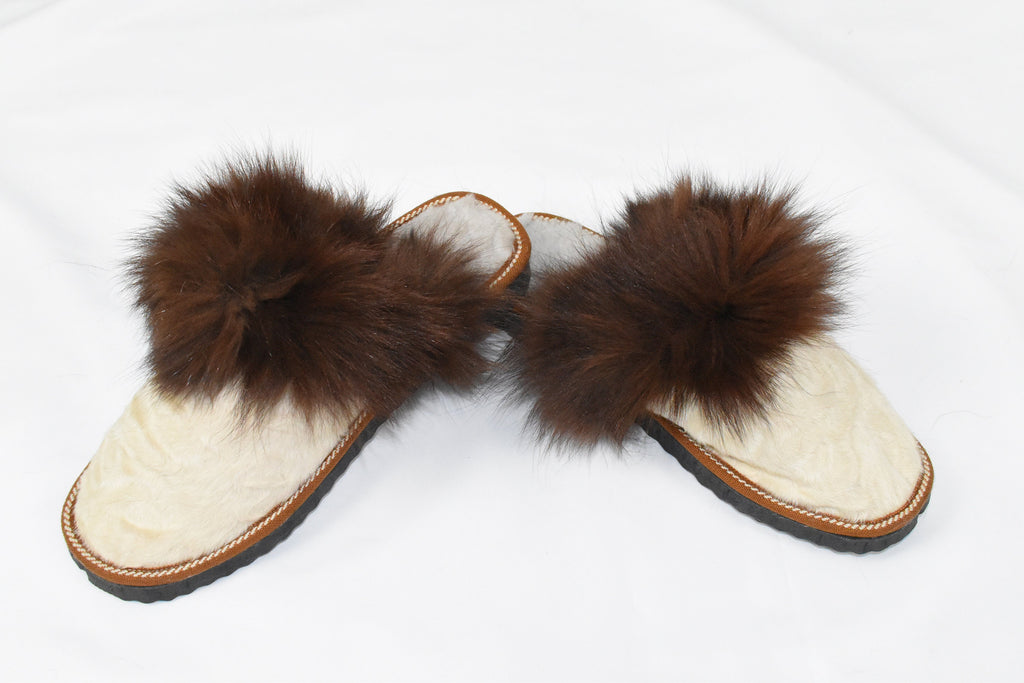 Women Slippers  made of Sheeskin  | Handmade  sheariling Fur Slippers | Winter slippers | Fur slides | Great gift for her