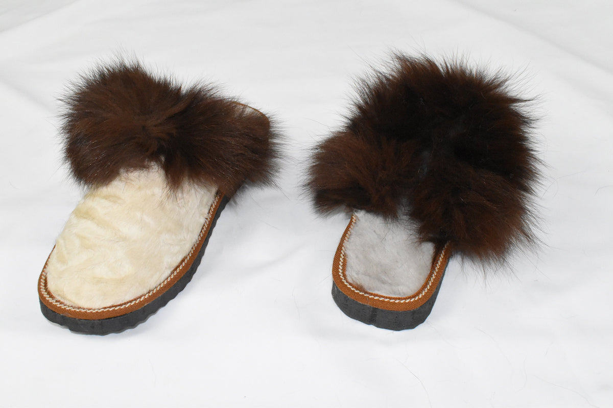 Women Slippers  made of Sheeskin  | Handmade  sheariling Fur Slippers | Winter slippers | Fur slides | Great gift for her