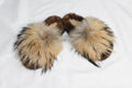 Mink Fur Slide Sandal |  Real Mink and Fox Fur slippers |  Fluffy slides | gift for her