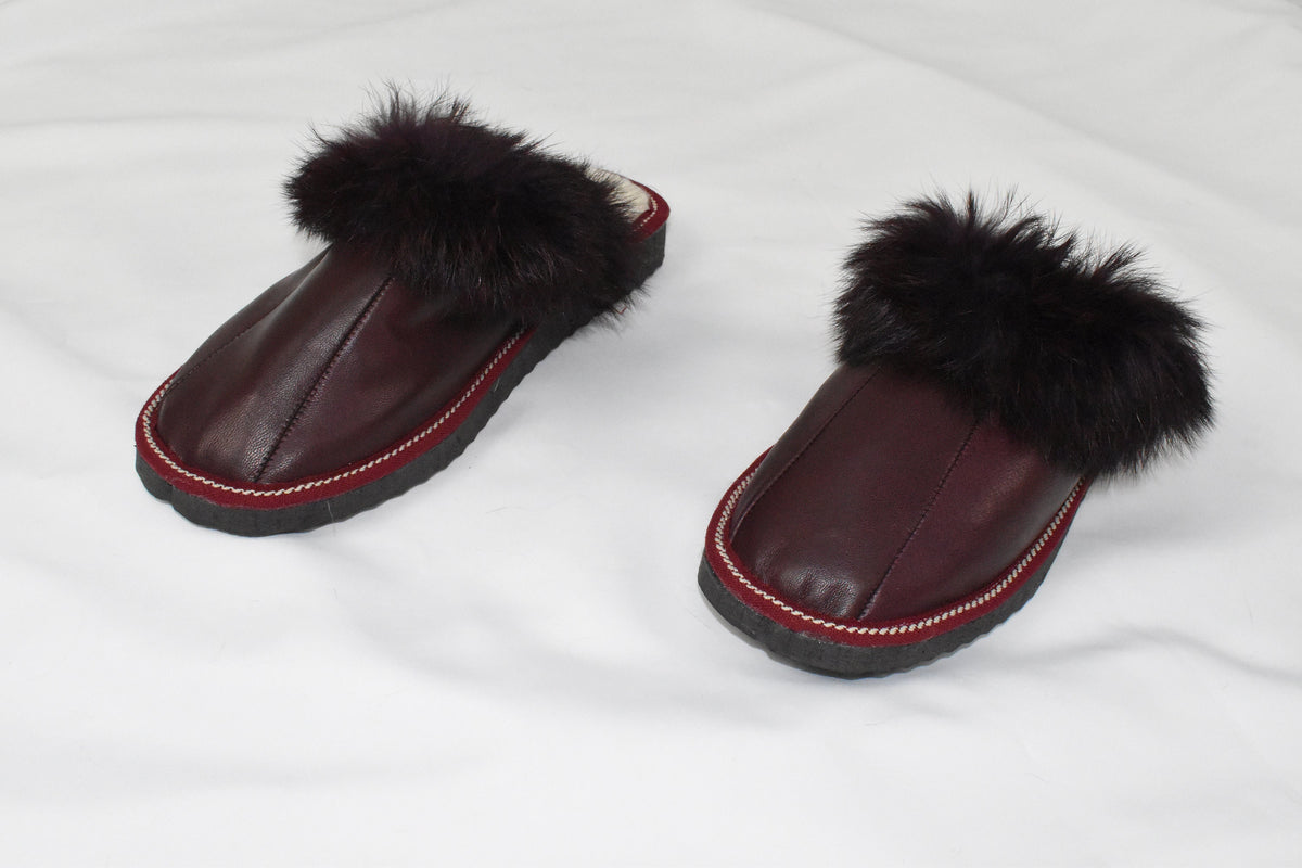 Women Sheepskin Slippers | Warm Fur slippers | Winter Slippers | Shearling Fur Slippers | Luxury Gift For Women