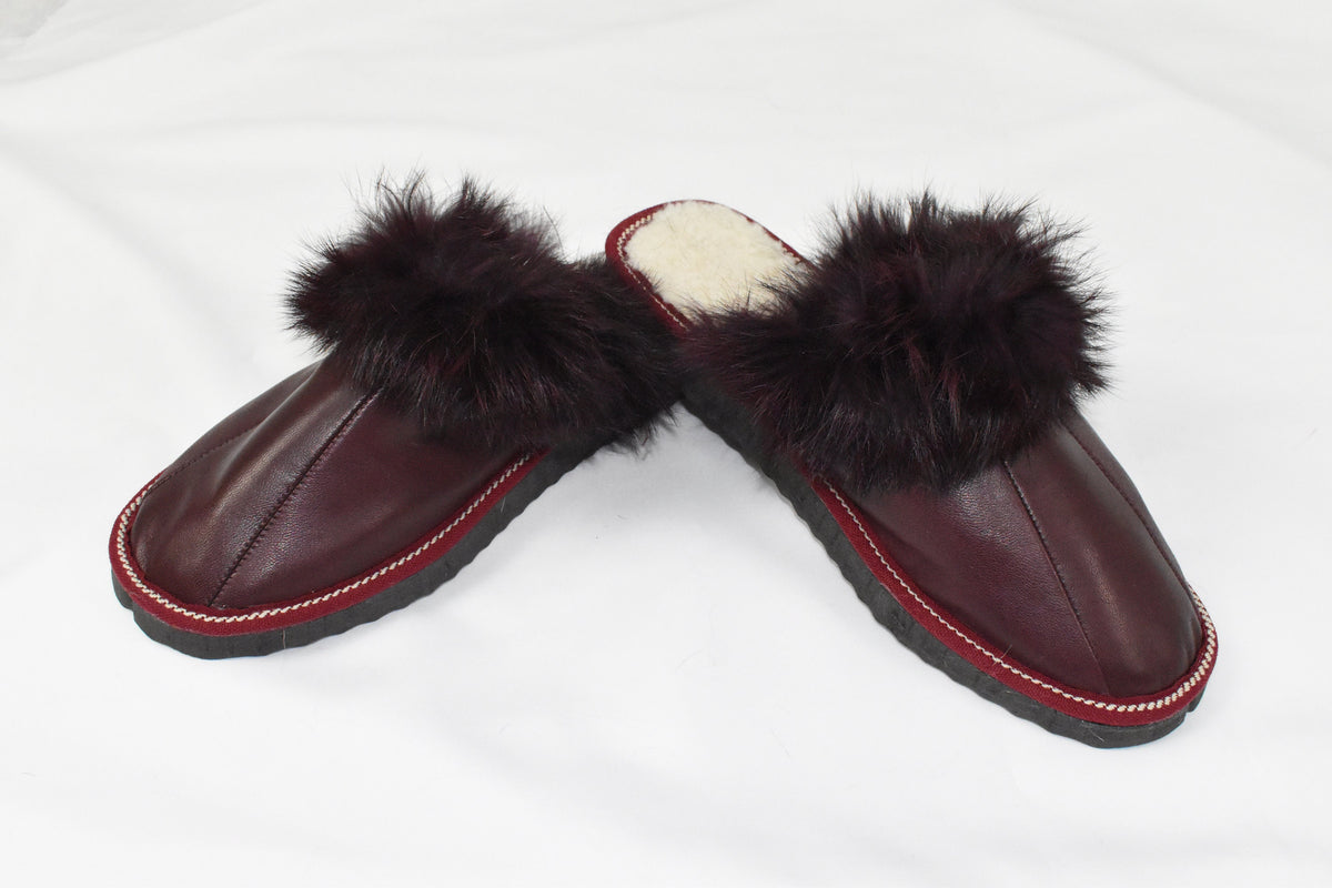 Women Sheepskin Slippers | Warm Fur slippers | Winter Slippers | Shearling Fur Slippers | Luxury Gift For Women