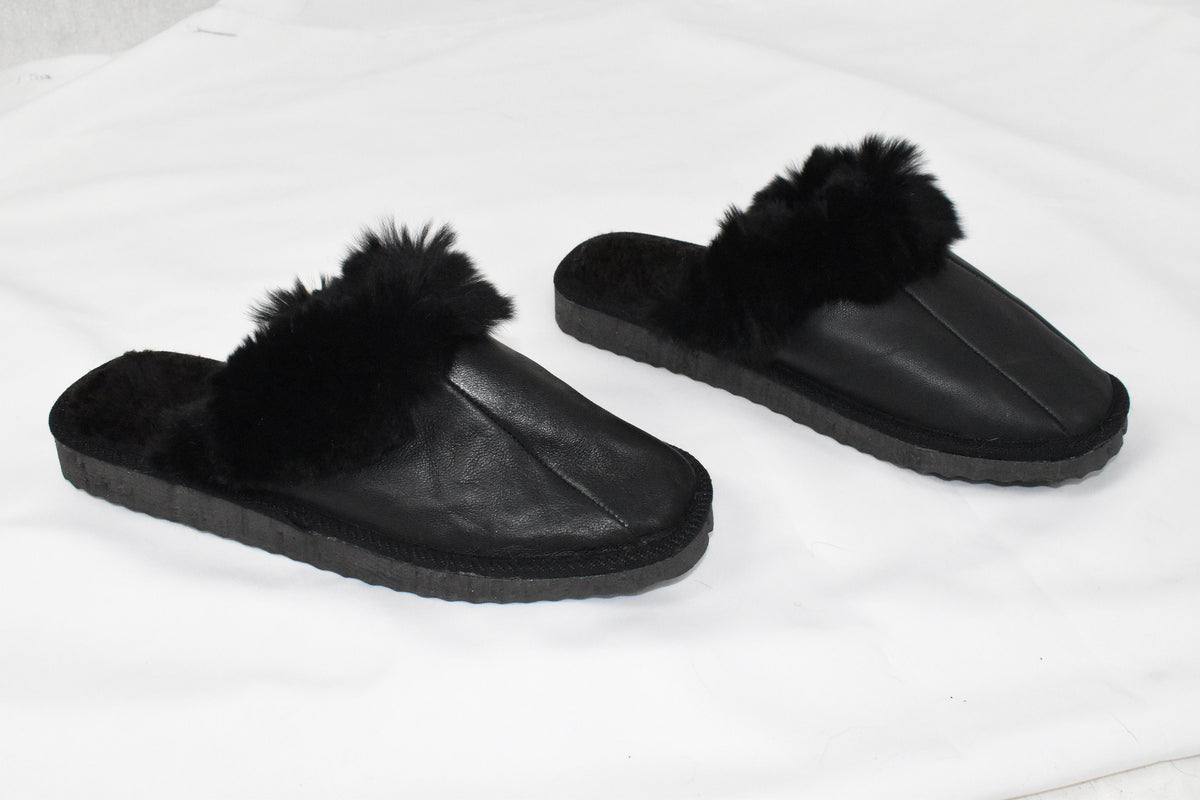 Genuine Sheepskin Slippers | Ladies sheariling Fur Slippers | Winter slippers | Fur slides | Great gift for her