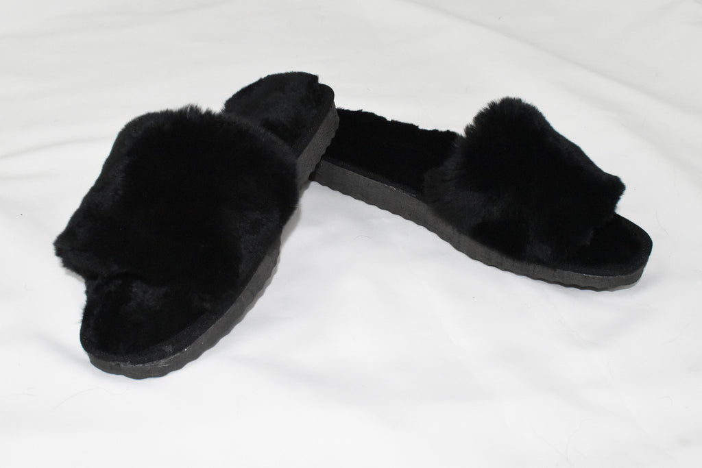 Fur slides  | Handmade  Rex rabbit   Fur Slippers | Winter slippers | Fur slides | Great gift for her