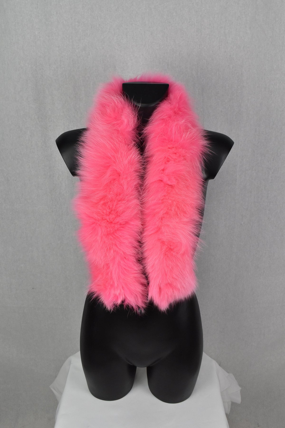 Fox Fur Trim For hood | Detachable Fur Trim | Pink Fur For Hood |  Fur collar  | Hood Trim detachable | DIY Hood Fur Trim
