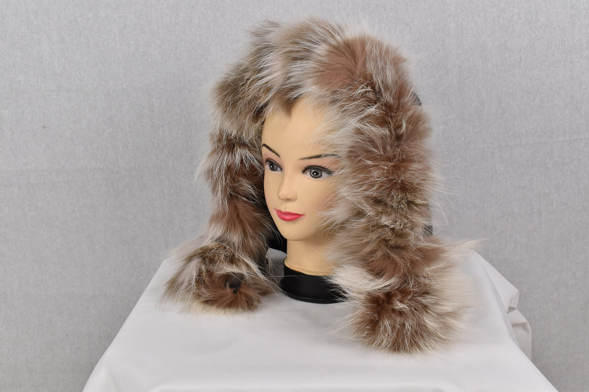 Detachable Fur Trim | Fox Fur Trim For hood | Beige Fur For Hood |  Fur collar  | Hood Trim detachable | DIY Hood Fur Trim