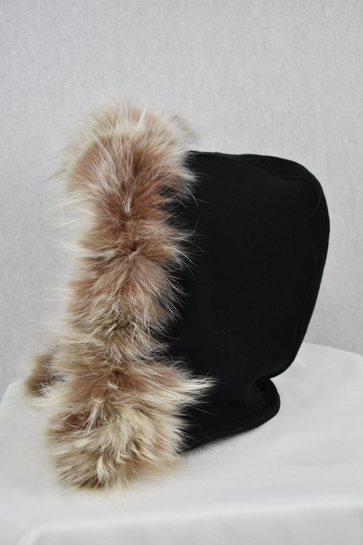 Detachable Fur Trim | Fox Fur Trim For hood | Beige Fur For Hood |  Fur collar  | Hood Trim detachable | DIY Hood Fur Trim