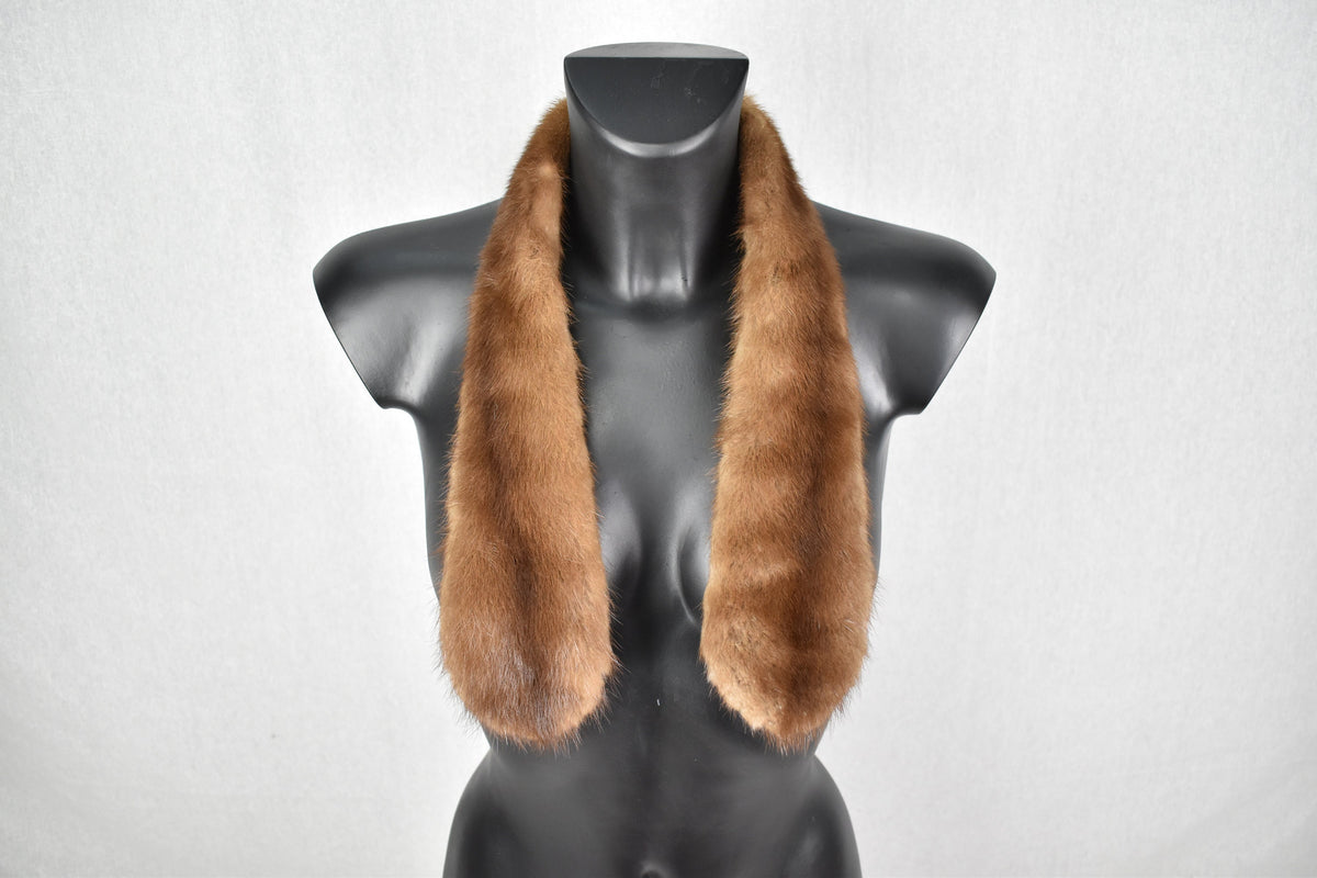 Fur Tie | Mink Fur Scarf  | Fur collar  | Luxury Fur gift For Her | Mink Fur Collar Tie