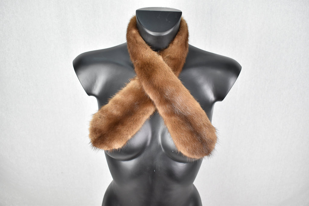 Fur Tie | Mink Fur Scarf  | Fur collar  | Luxury Fur gift For Her | Mink Fur Collar Tie